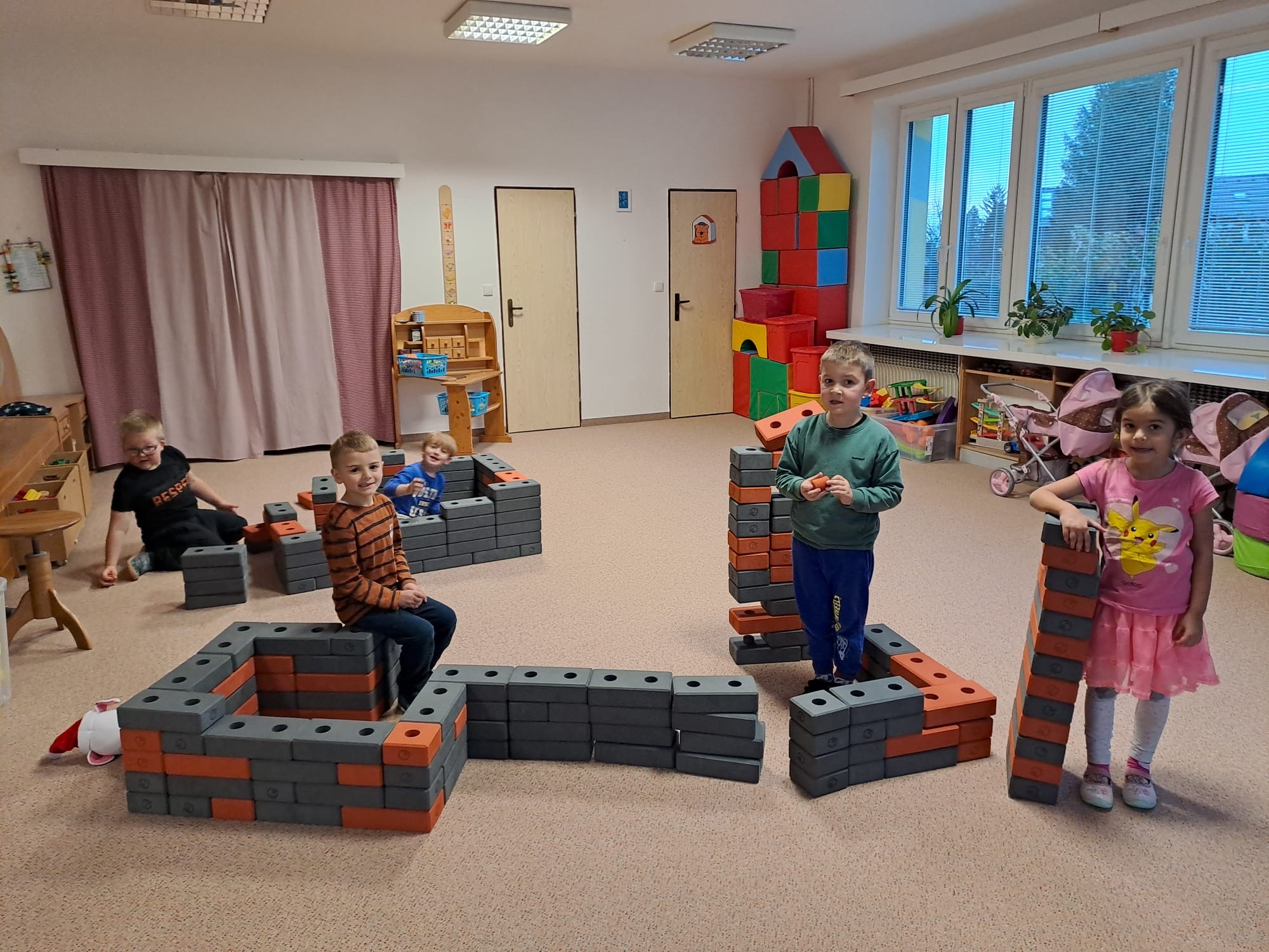 Cihličky Birdito v dětské školce